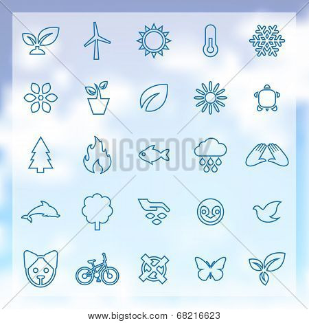 25 Ecology Icons
