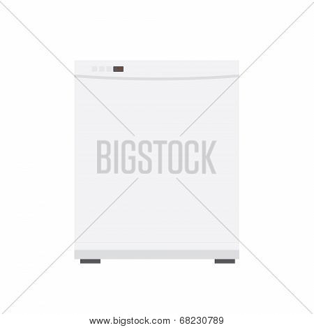 Dishwasher Vector Illustration