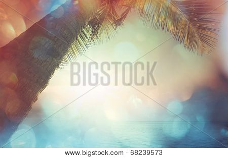 Serenity beach background
