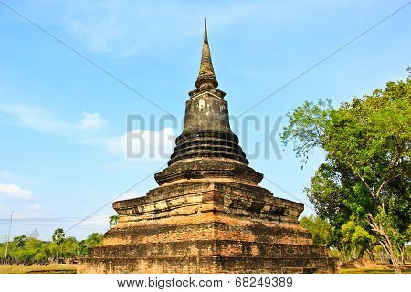 Sukhothai Historical Park At Sukhothai Province In Thailand