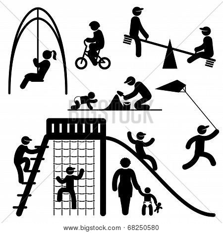 Peoples playground icons