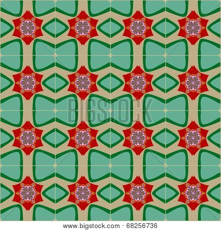 Geometric seamless pattern