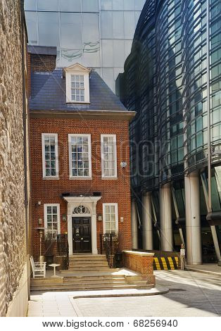 LONDON, UK - JUNE 30, 2014  Old and new arkhitecture of London