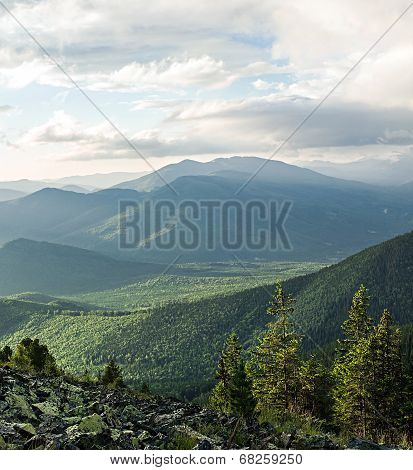Dawn In The Ukrainian Carpathians