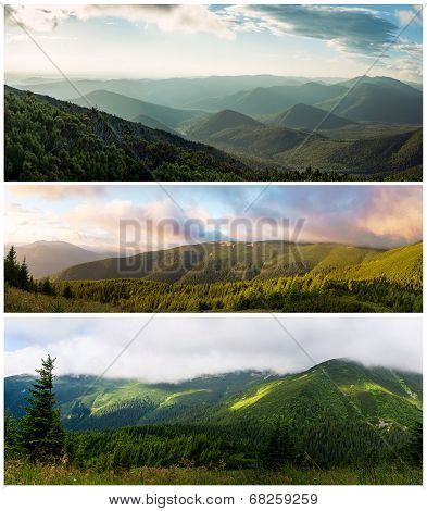 Ukrainian Carpathians. View From Mount Serednya