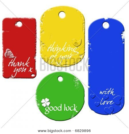 4 Tags med meddelelser - grunge