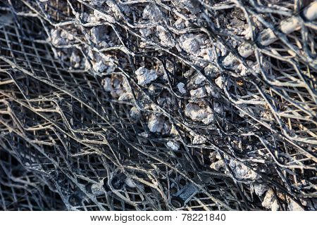 Metal Mesh Close Up