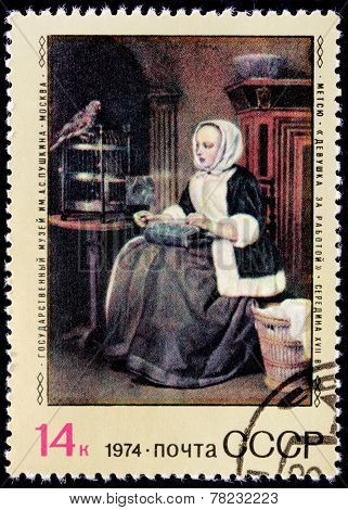 Gabriel Metsu Stamp