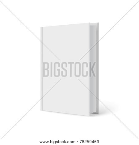 Vertically standing template books on a white background.