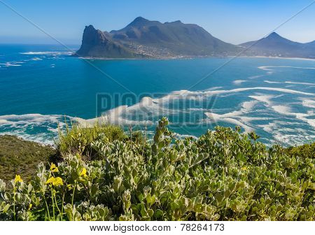 View of Hout Bay from Chapman's Peak drive, South Africa