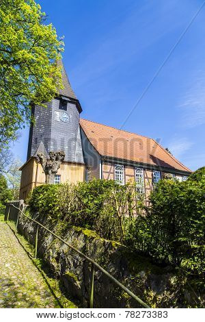 Famous Old Church In Osterheide