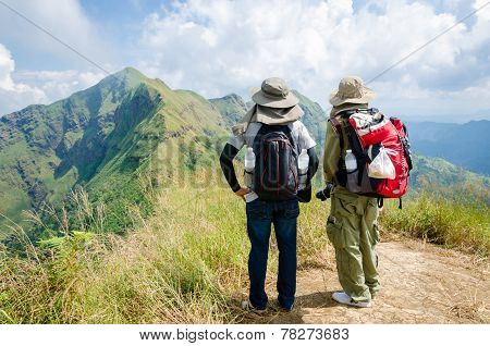 (khao Chang Puak) Mountains And Jungle In Thailand.