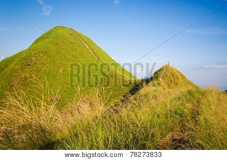 (khao Chang Puak) Mountains And Jungle In Thailand.