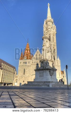 Church Of Mathias Rex In Budapest, Hungary