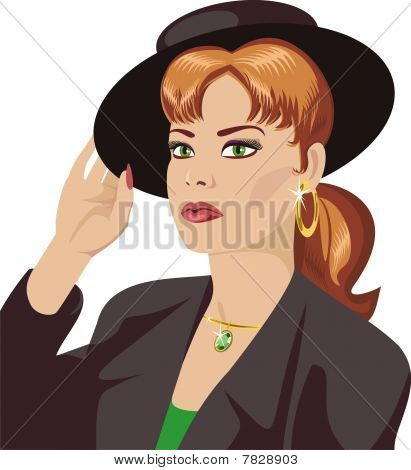Lady In The Hat