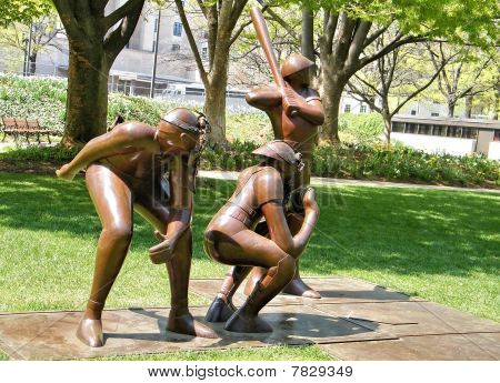 Escultura de beisebol de Washington 2010
