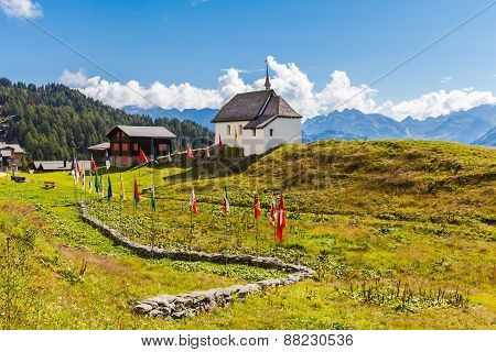 Small Chapel At Village Bettmeralp