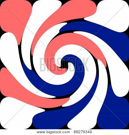 Decorative abstraction spiral