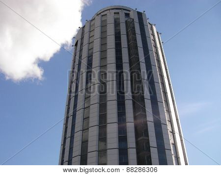 City landscape - a skyscraper against the background of the sky