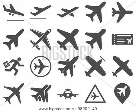 Aviation Icon Set