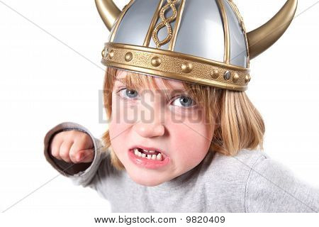 Viking barn hjelm isoleret