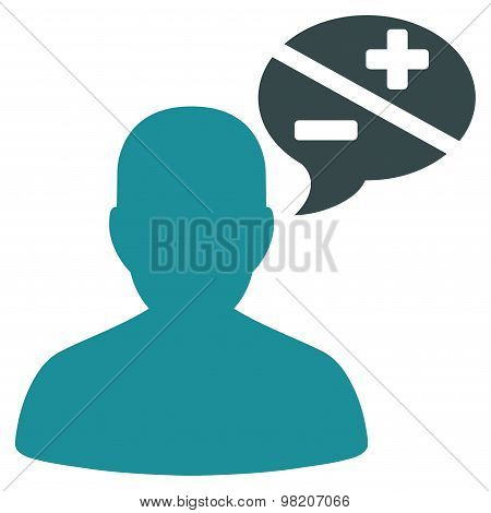 Arguments icon from Business Bicolor Set