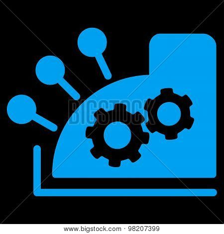 Cash register icon from Business Bicolor Set