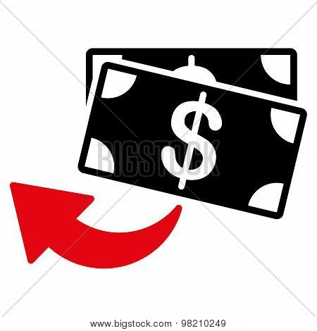 Cashback icon from Business Bicolor Set