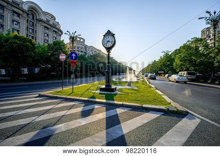 Central square in Bucharest