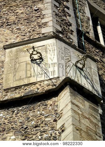 Sundials of St. Botolph's Church, Cambridge