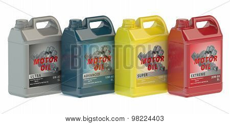 Canisters Motor Oil