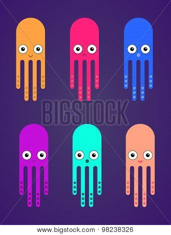 AHTAPOOT octopus - Illustration - Eps 10