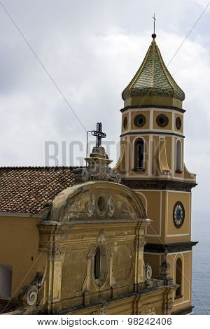Church Of San Gennaro In Praiano, Italy