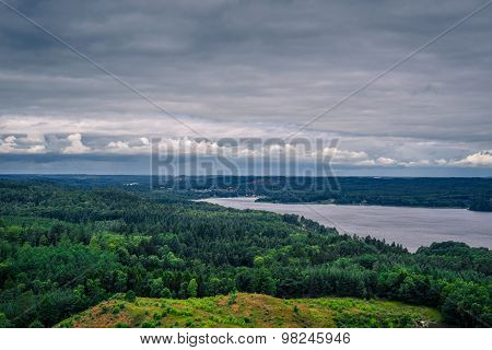 Landscape With A River In Denmark