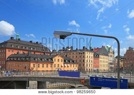STOCKHOLM, SWEDEN - 10 JUL 2015: Stockholm is the capital of Sweden.