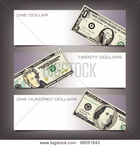 Three Money Banners