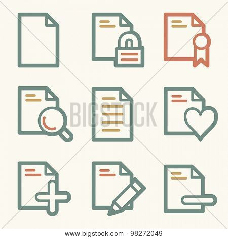 Document web icons