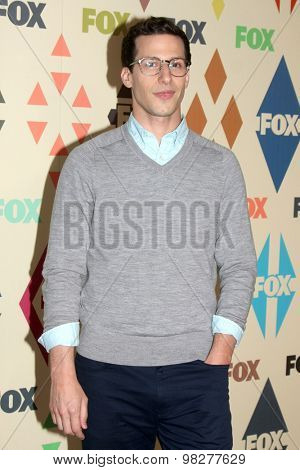 LOS ANGELES - AUG 6:  Andy Samberg at the FOX Summer TCA All-Star Party 2015 at the Soho House on August 6, 2015 in West Hollywood, CA
