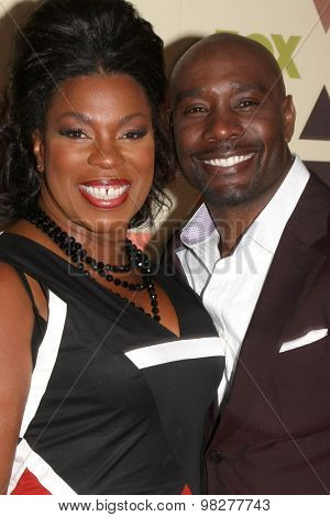 LOS ANGELES - AUG 6:  Lorraine Toussaint, Morris Chestnut at the FOX Summer TCA All-Star Party 2015 at the Soho House on August 6, 2015 in West Hollywood, CA