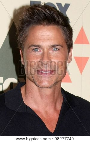 LOS ANGELES - AUG 6:  Rob Lowe at the FOX Summer TCA All-Star Party 2015 at the Soho House on August 6, 2015 in West Hollywood, CA