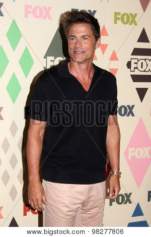 LOS ANGELES - AUG 6:  Rob Lowe at the FOX Summer TCA All-Star Party 2015 at the Soho House on August 6, 2015 in West Hollywood, CA