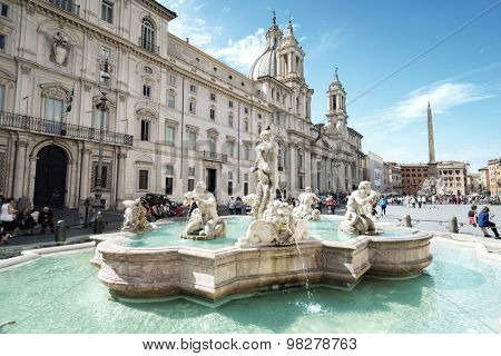 Piazza Navona, Rome. Italy