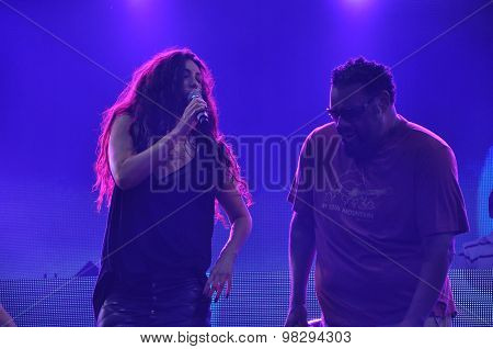 Sexy Girl Dancing On The Stage