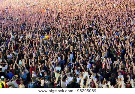 People At A Live Concert