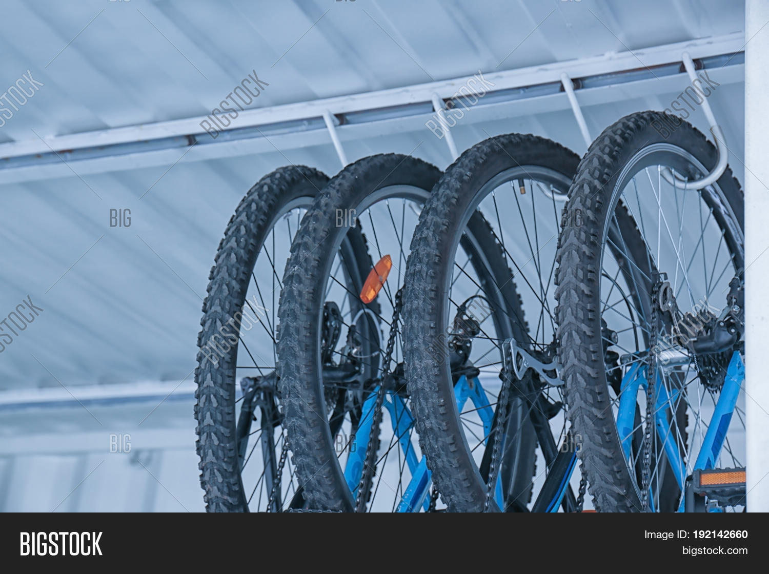 hanging a bike from the ceiling