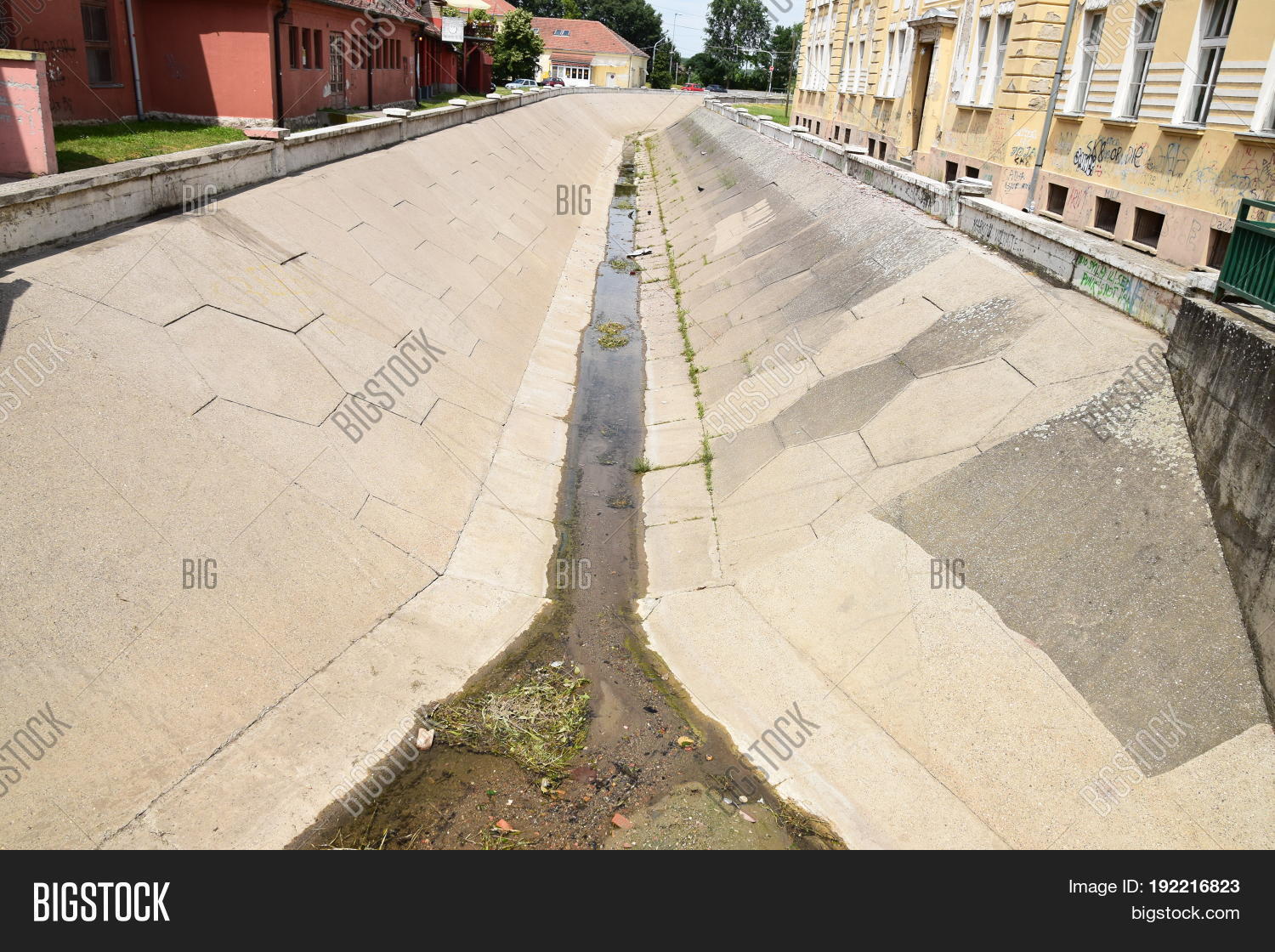 Concrete Drain Urban Image & Photo (Free Trial) Bigstock
