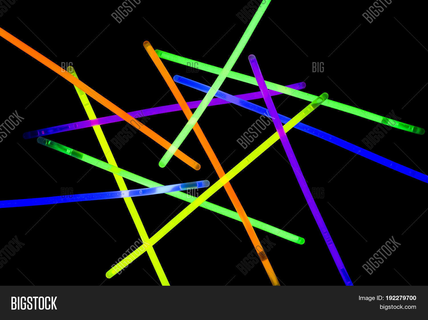 Glow Sticks Neon Light Image & Photo (Free Trial) Bigstock