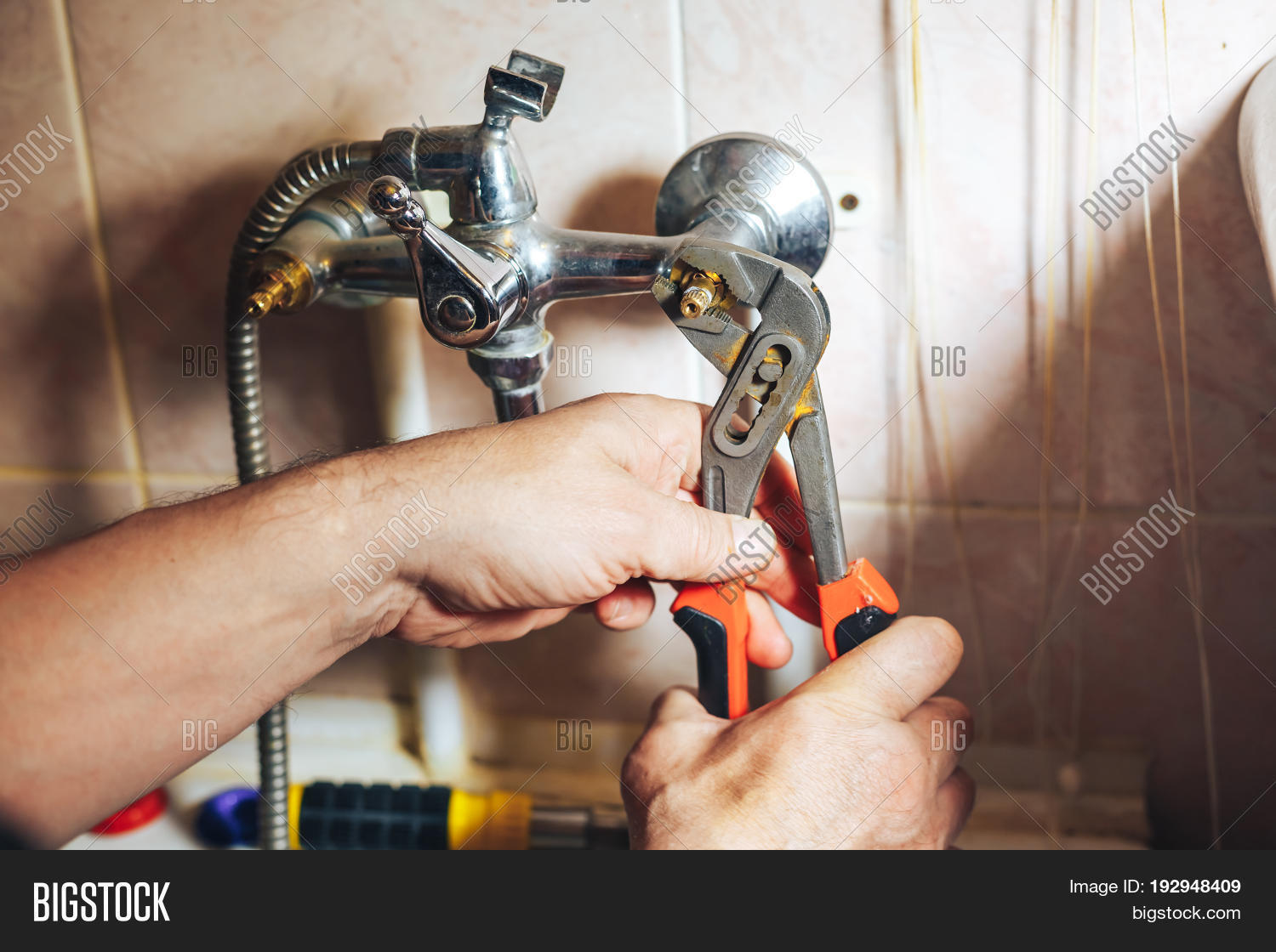 Man Repair Fixing Image Photo Free Trial Bigstock