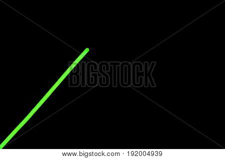 Glow sticks neon light fluorescent on back background. variation of different colored chem lights
