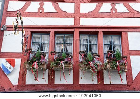 Architectural Detail Of A Window At St. Gallen
